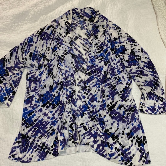 Etolle Linen/Cotton Cardigan Size L